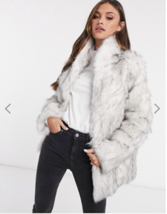 ASOS - Faux Fur Coat