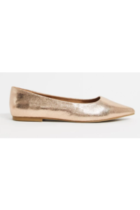 Rose Gold Flat Shoes