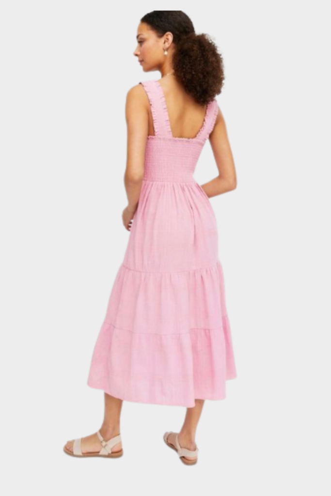 New Look - Pink Midi Dress