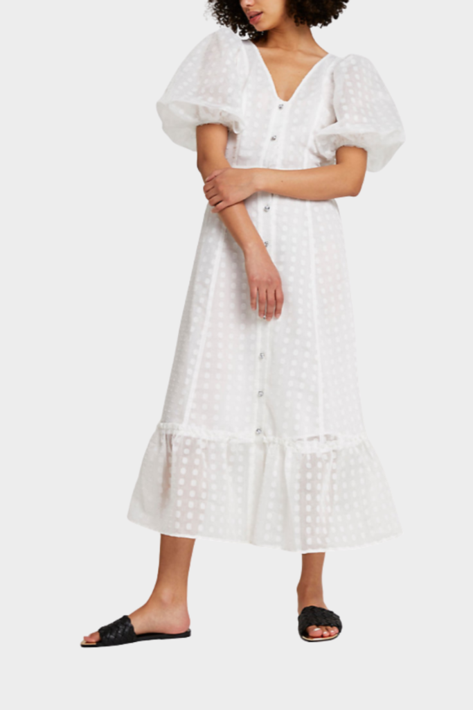 River Island - White Midi Dress