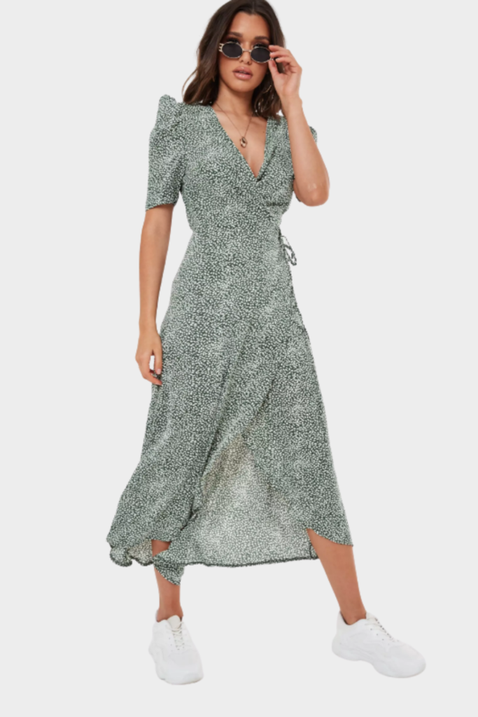 Missguided - Midi Wrap Dress