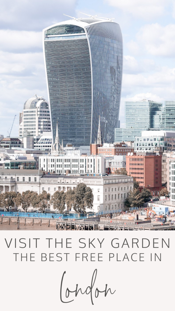 Visit The Sky Garden Pin