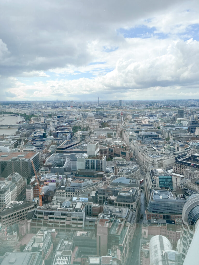 View from The Sky Garden