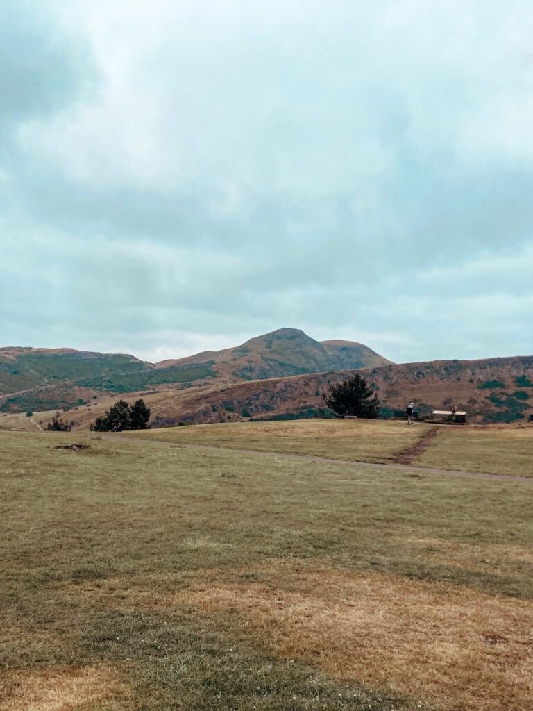 View of Arthurs seat, a popular thing to do in Edinburgh. 