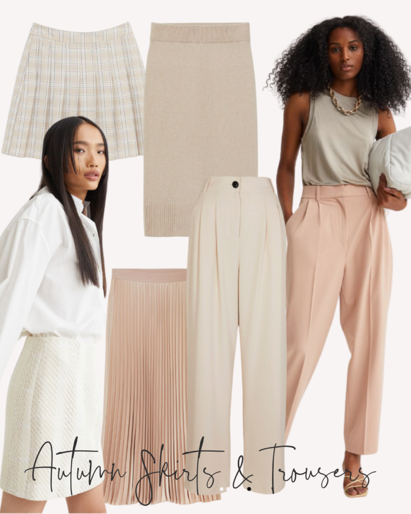 AUTUMN OUTFIT INSPIRATION - Skirts and Trousers