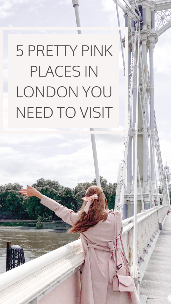 pink places in London pin