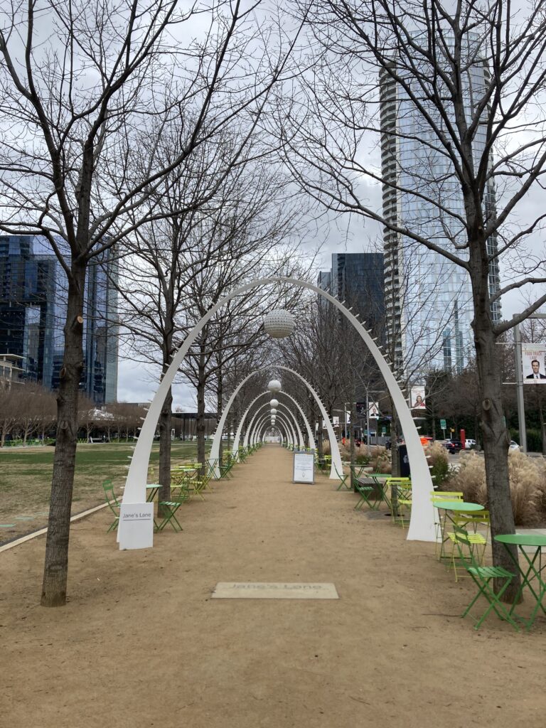 Klyde Warren Park, a good thing to do in Dallas with kids