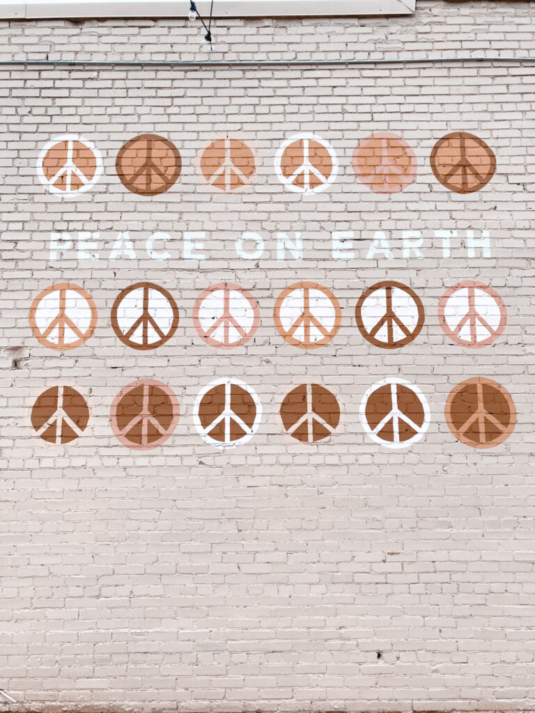 Looking for the pink murals was my favourite thing to do in Deep Ellum, Dallas