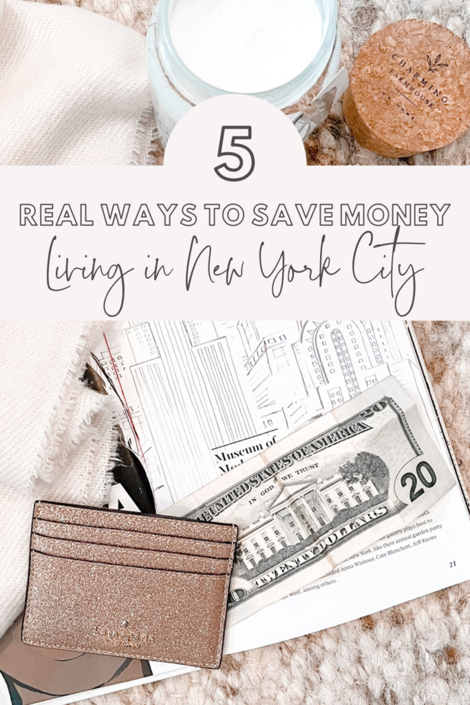 How to save money living in New York City. 5 ways to save money in New York