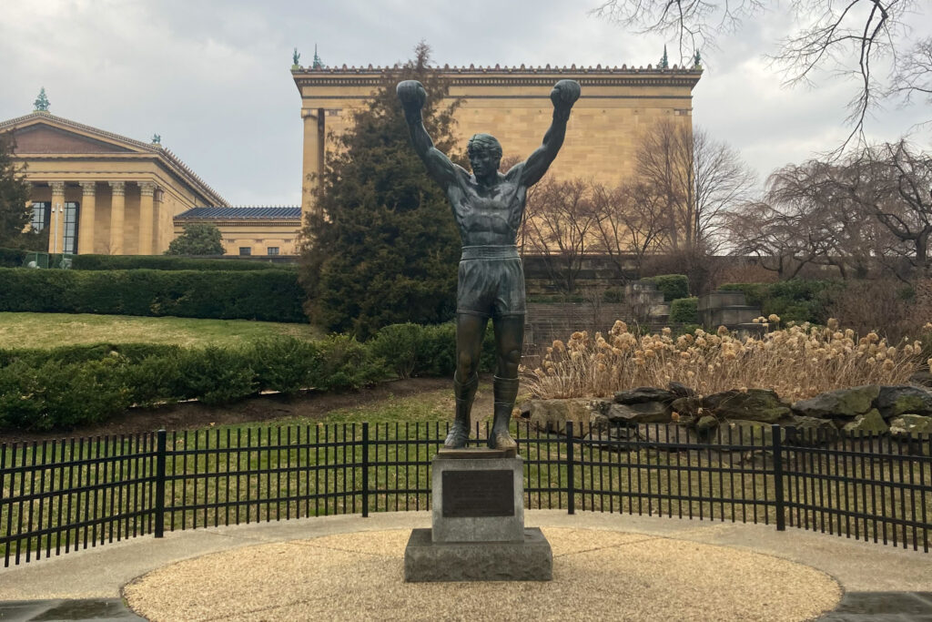 Rocky Statue