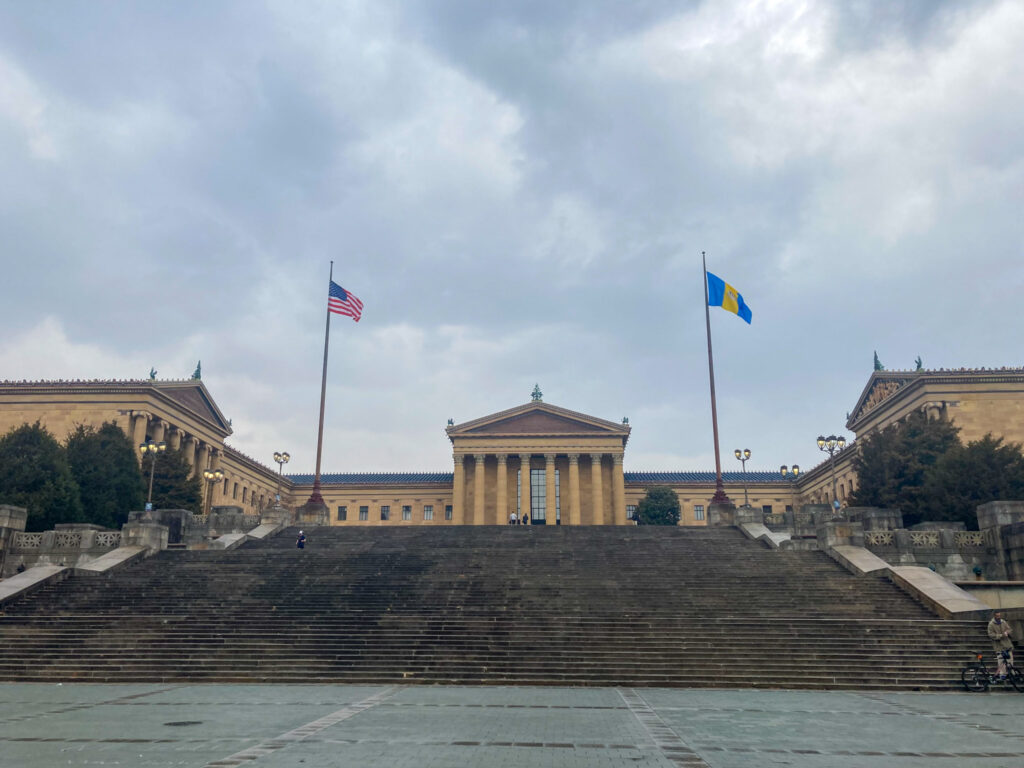The Museum of Art in Philadelphia, a beautiful building and great photo spot