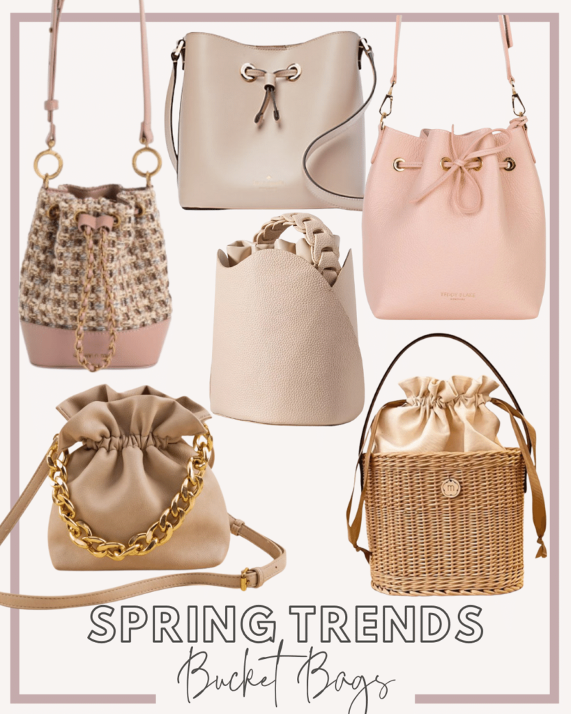 spring trends - bucket bags