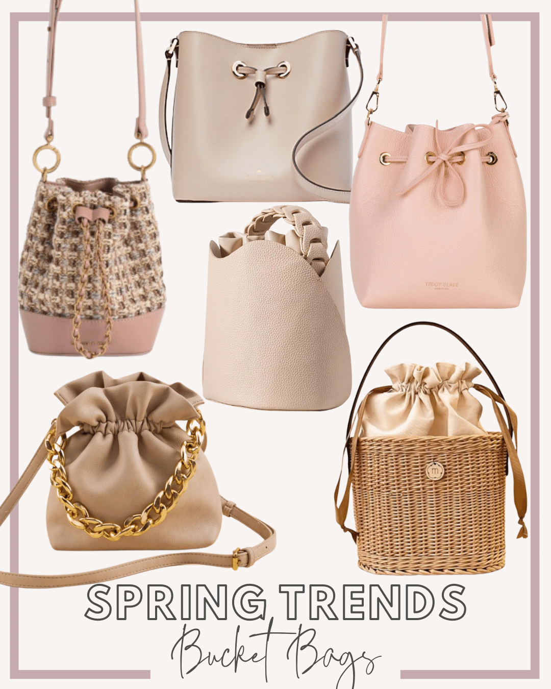 spring trends - bucket bags