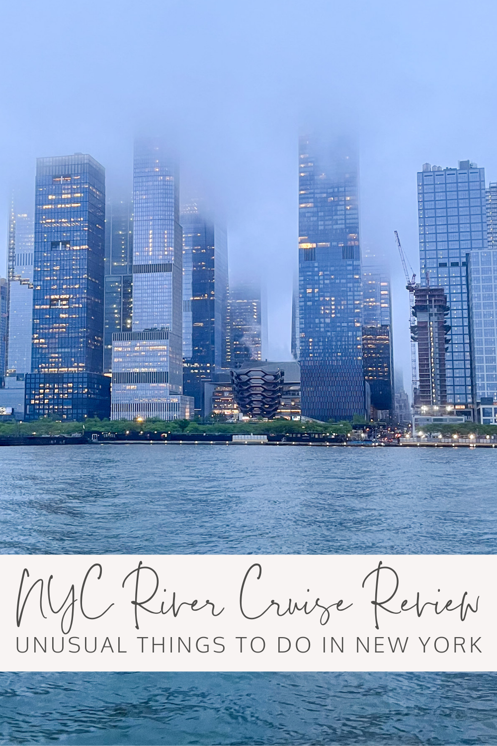 New York River Cruise - unusual things to do in nyc