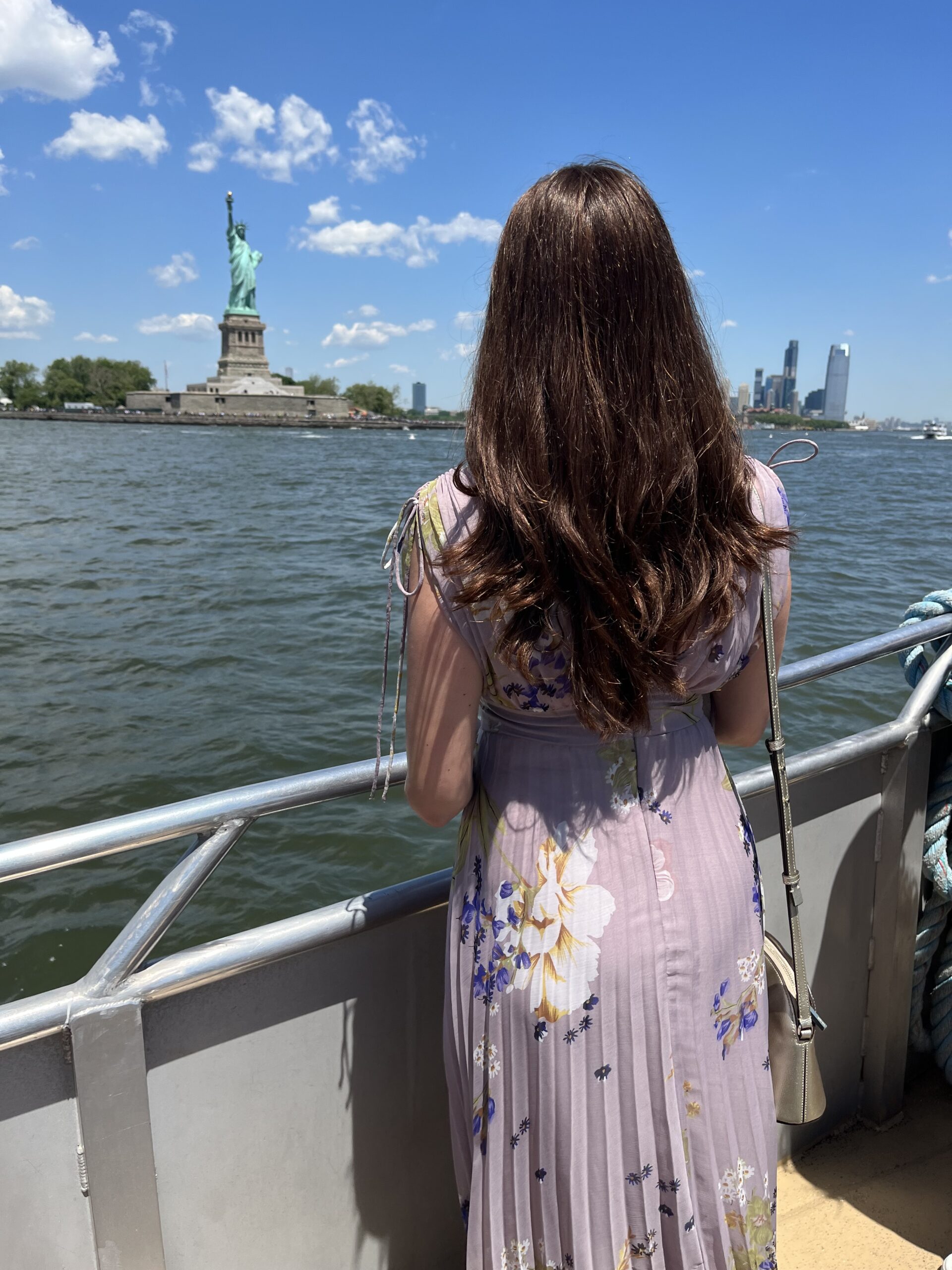 View of the Statue of Liberty