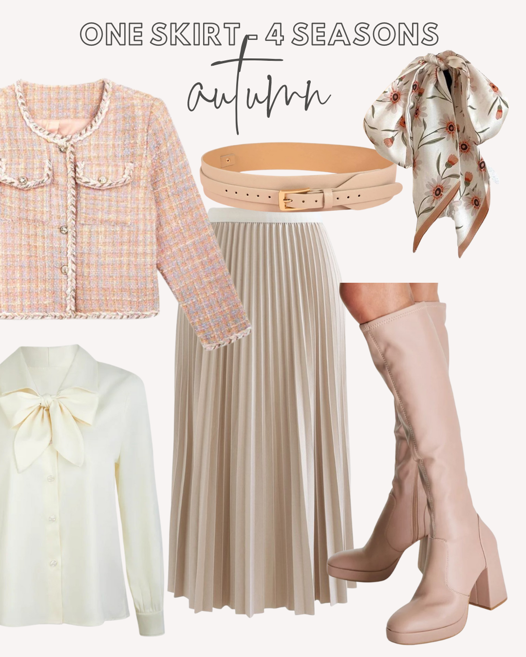 How to style a midi skirt - autumn / fall