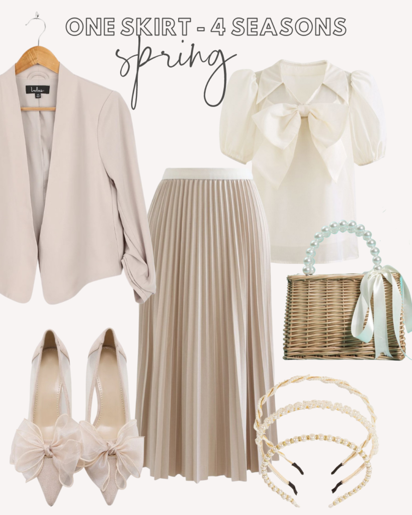 How to style a midi skirt - spring