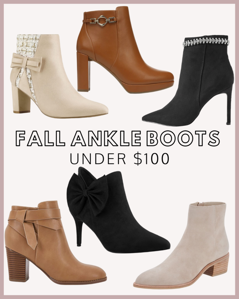  autumn or fall Ankle boots