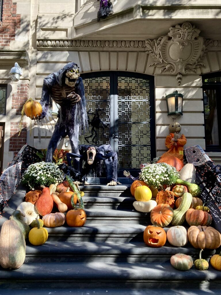 the spookiest Halloween house on the Upper East Side -EAST 76TH STREET