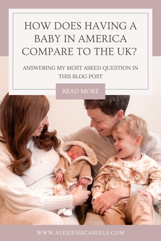 having a baby in America compared to the UK