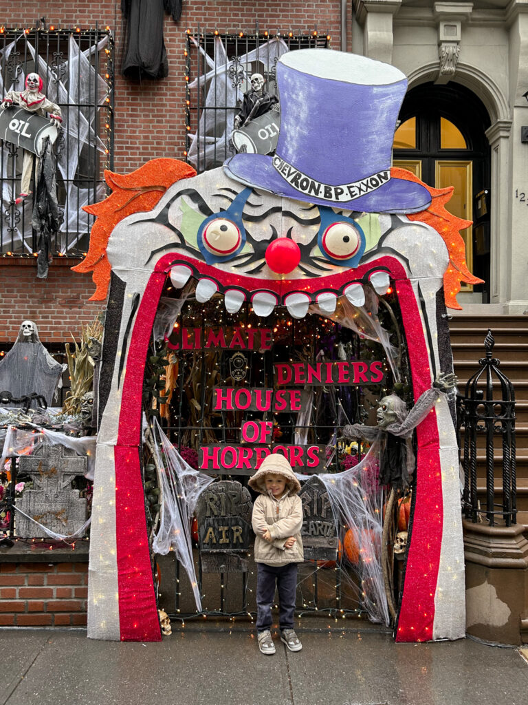 clown Halloween Decorations, Midtown Manhattan