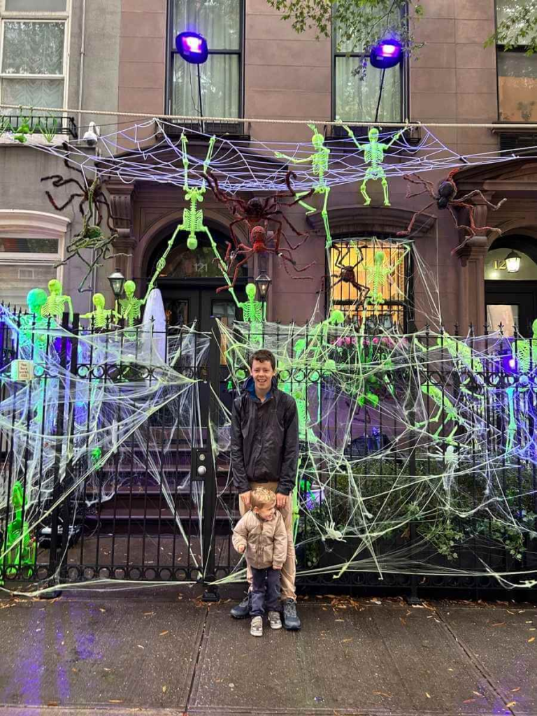 epic Halloween decorations in Midtown Manhattan NYC