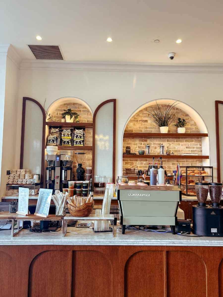Clerks Coffee Shop Charleston. An aesthetic location perfect for photos.