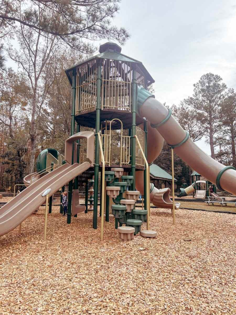 The playground at the entrance to Cypress Gardens in Charleston.