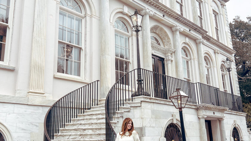 Charleston City Hall -The Mills House Hotel instagrammable spots in Charleston