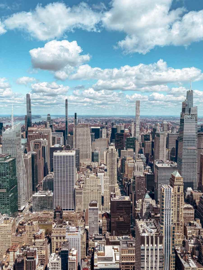 Expansive cityscape view from the Empire State Building — one of the best observation decks in NYC