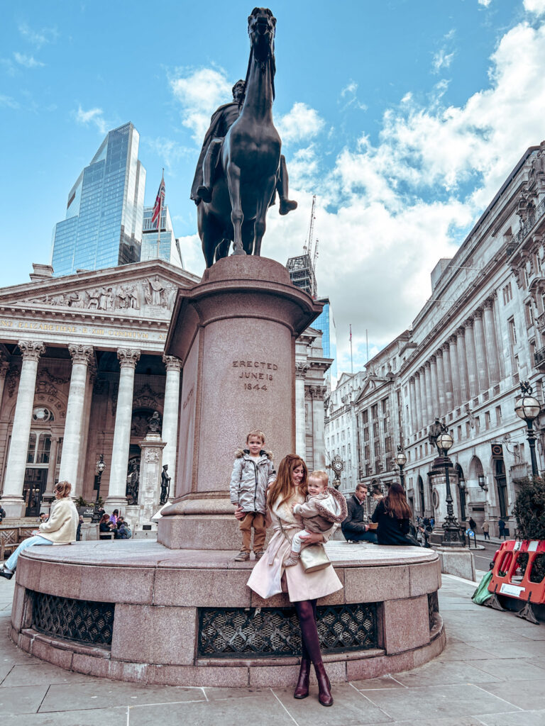 Outside the Bank of England Museum