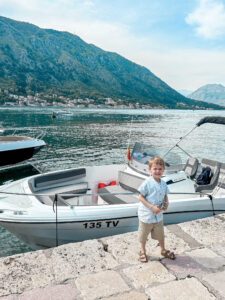 Freddie and our boat