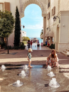 Splashing in the fountains Tivat