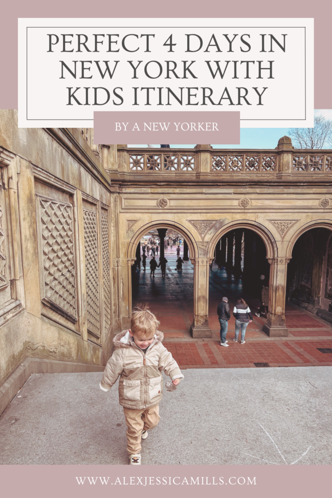 PERFECT 4 DAYS IN NEW YORK WITH KIDS ITINERARY 1