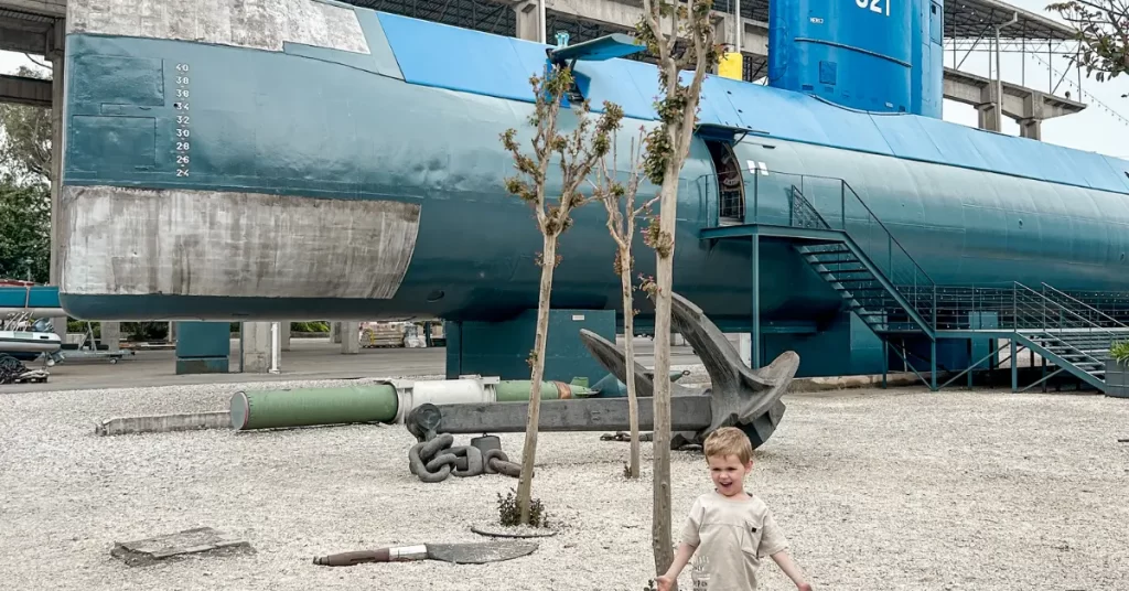 The Tivat Submarine, an unusual place in Montenegro