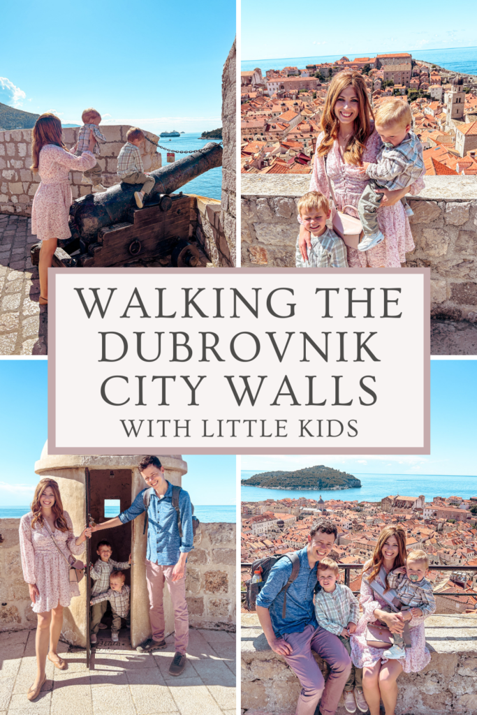 guide to Dubrovnik City Walls with little kids 