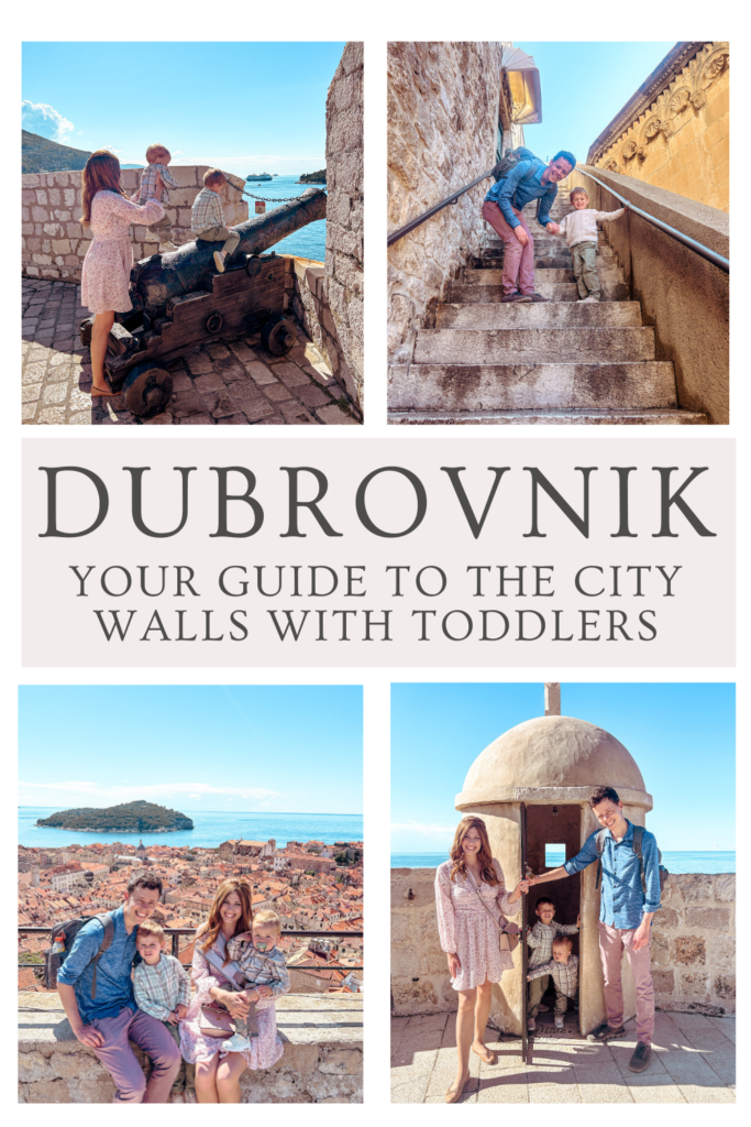 guide to Dubrovnik City Walls with little kids