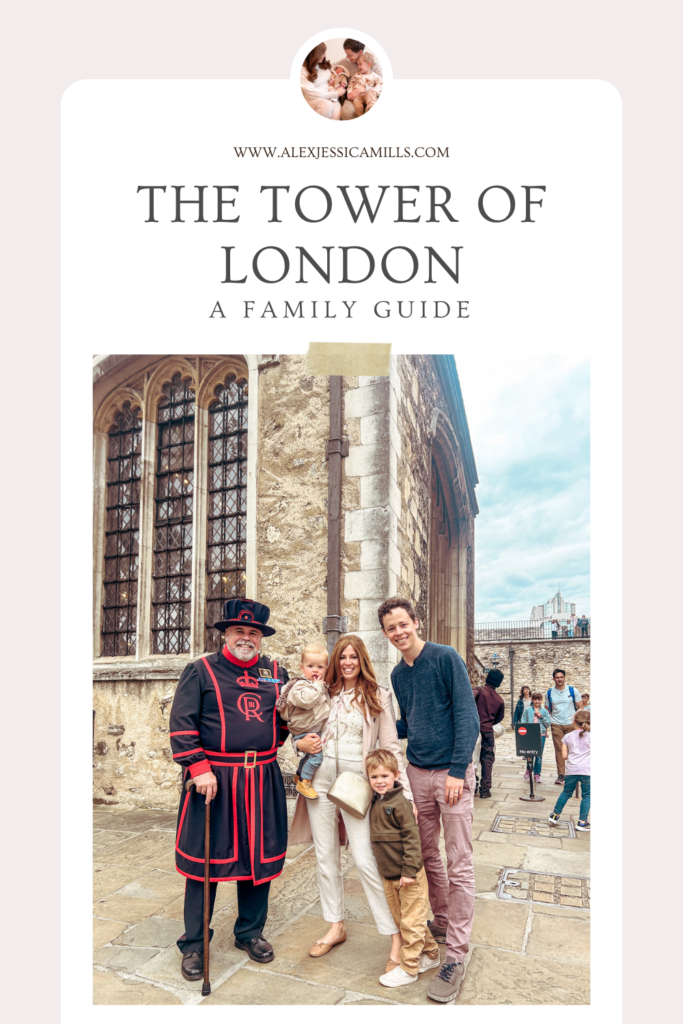 The Tower of London with little kids