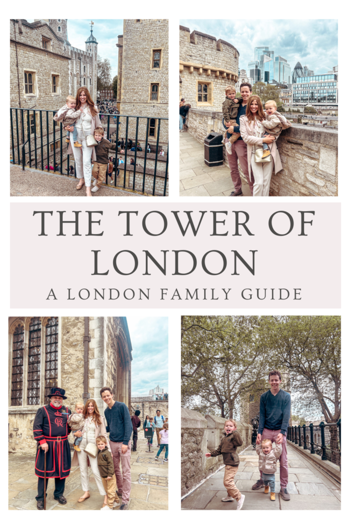 The Tower of London with little kids