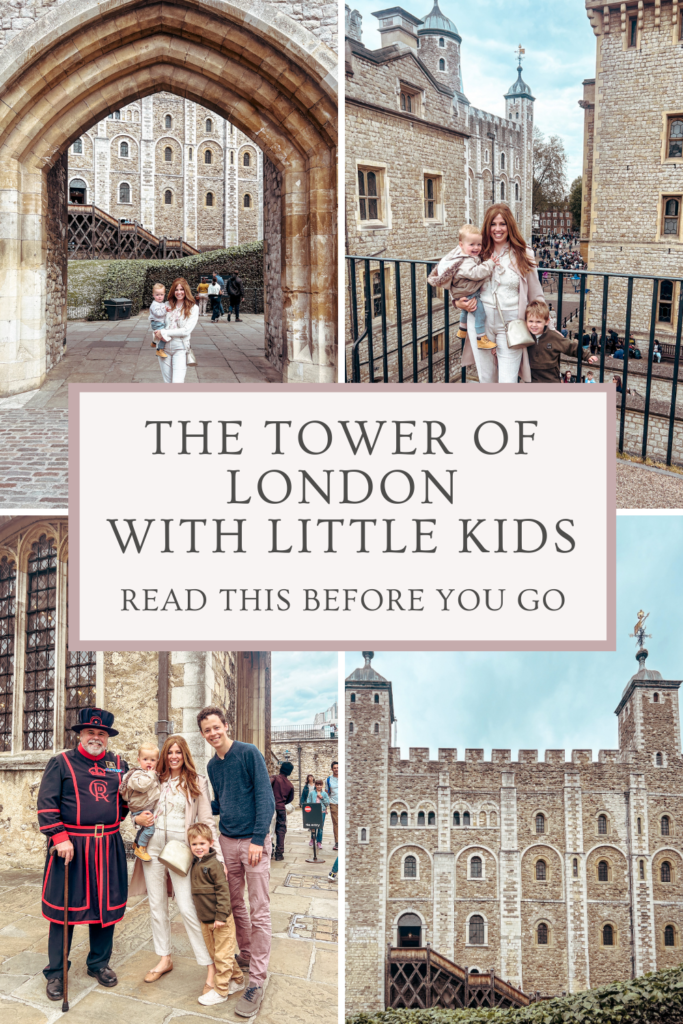 The Tower of London with little kids