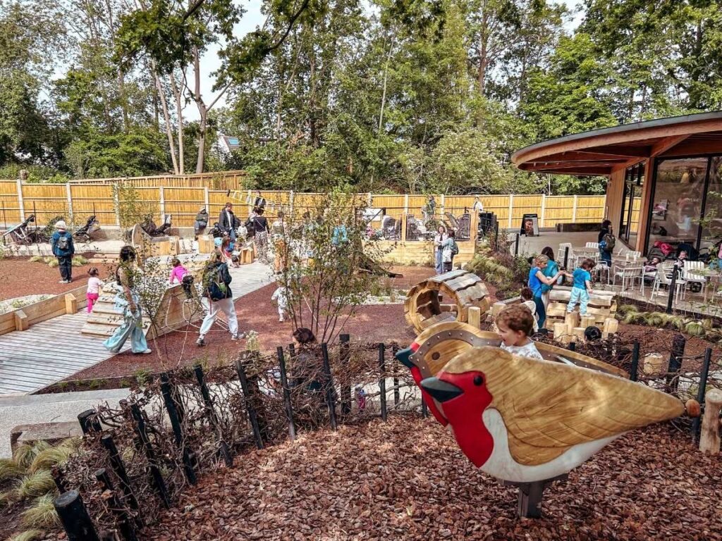 The newly renovated Kusuma Nature Play Area at the Horniman Museum, which is perfect for children!