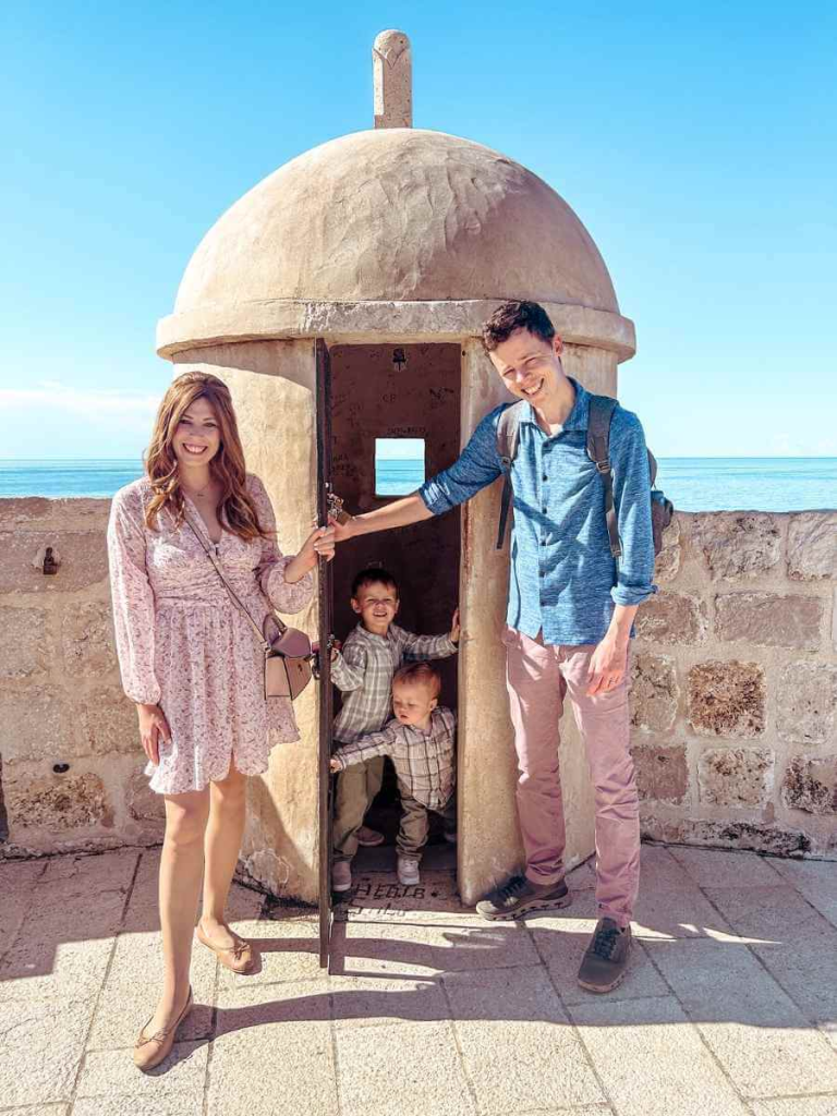 Walking the Dubrovnik City Walls. A top thing to do in Dubrovnik with kids.