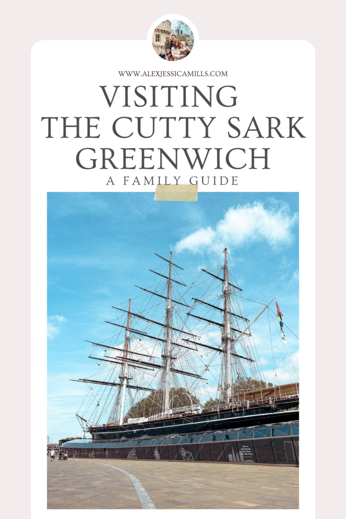 Visiting the Cutty Sark, Greenwich London with little kids