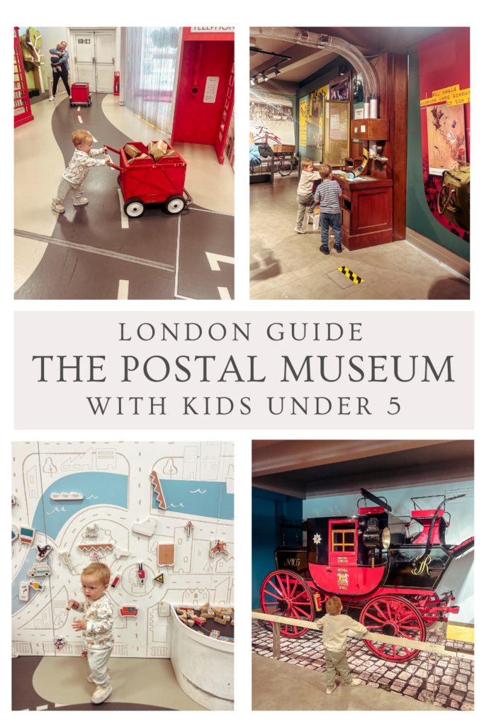 The Postal Museum in London with kids