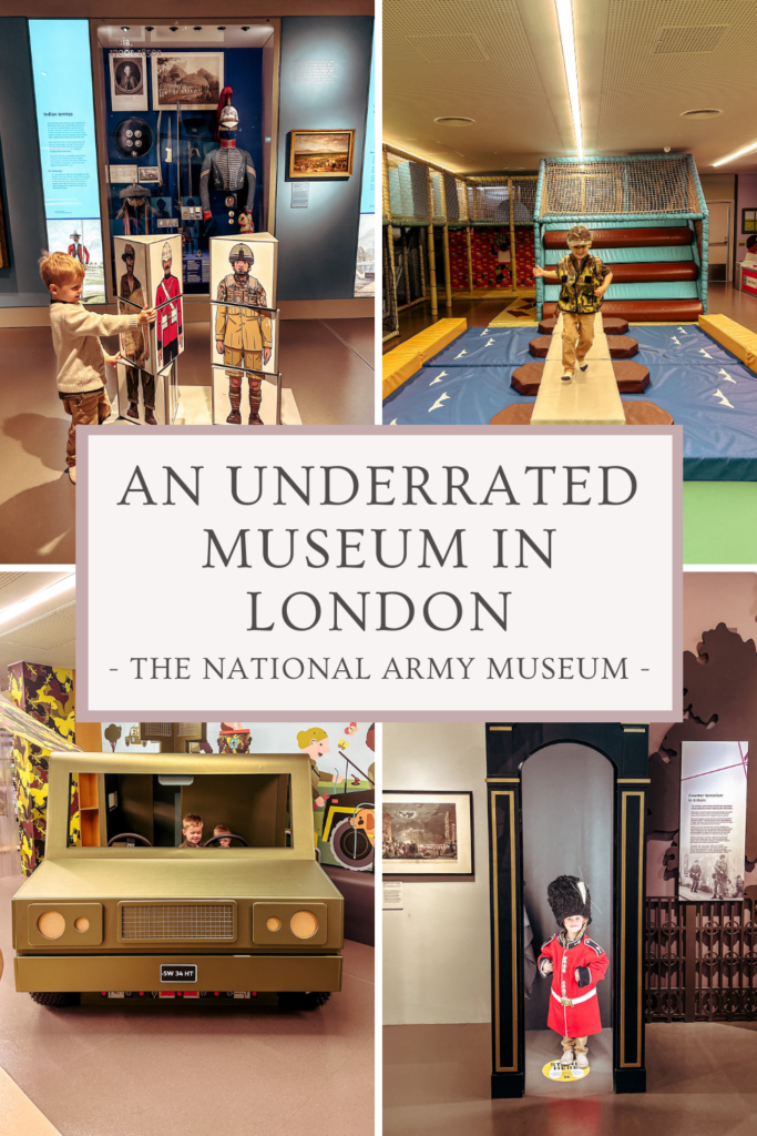 Review of the National Army Museum London - things to do in London with kids