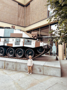 Outside the National Army Museum London