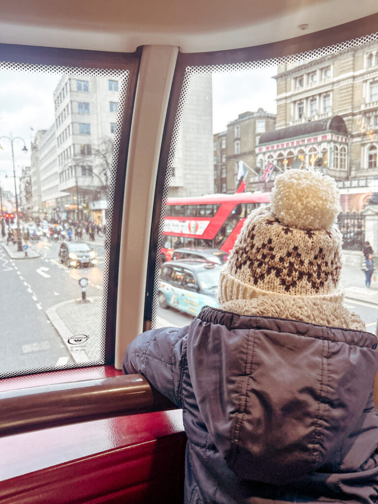 Riding a London Bus