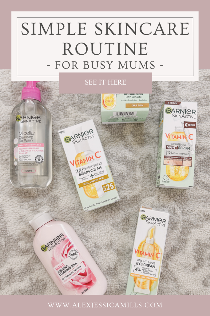 simple skincare routine for busy mums