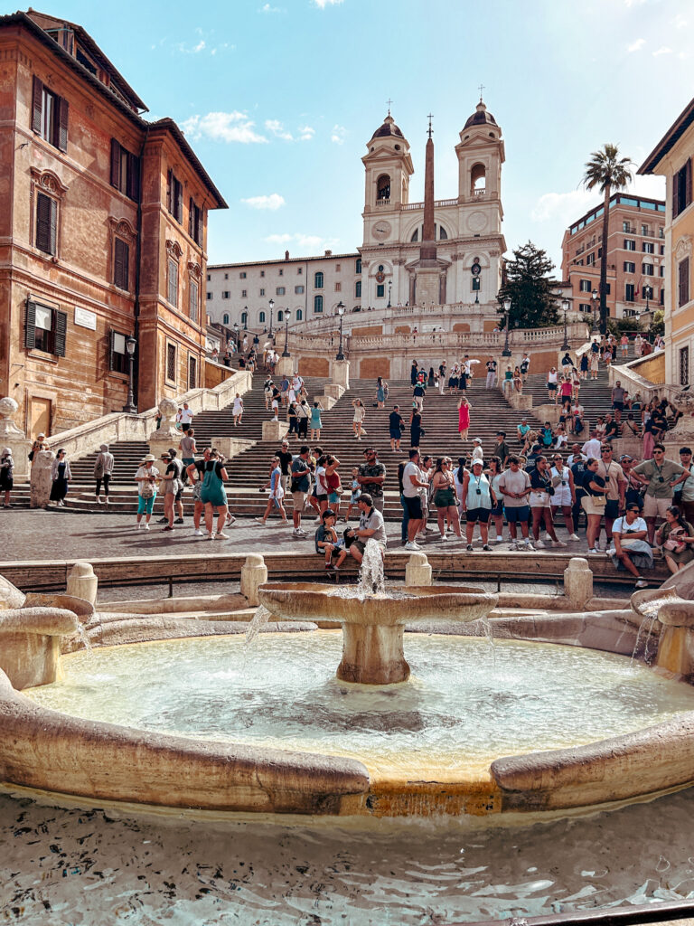 The Spanish Steps - 3 days in Rome