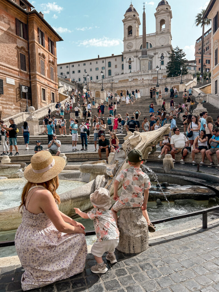 The Spanish Steps - 3 days in Rome